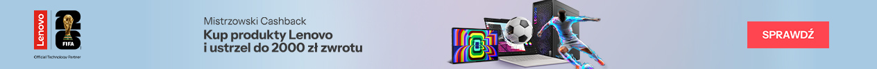  Mistrzowski cashback Lenovo