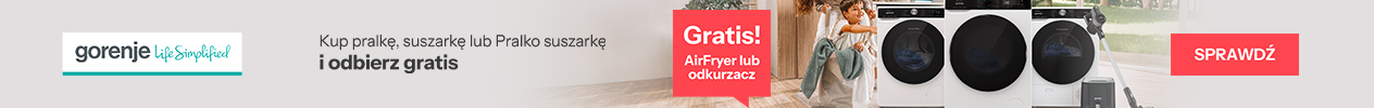  Gorenje + Airfryer lub odkurzacz gratis