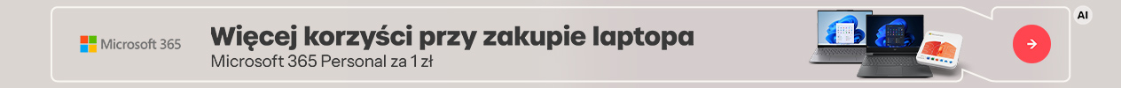 Microsoft 365 za 1 zł przy zakupie laptopa