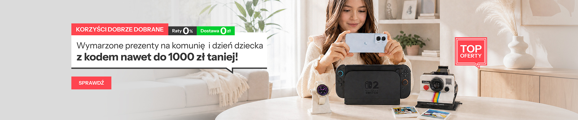 Prezenty na komunię i Dzień Dziecka