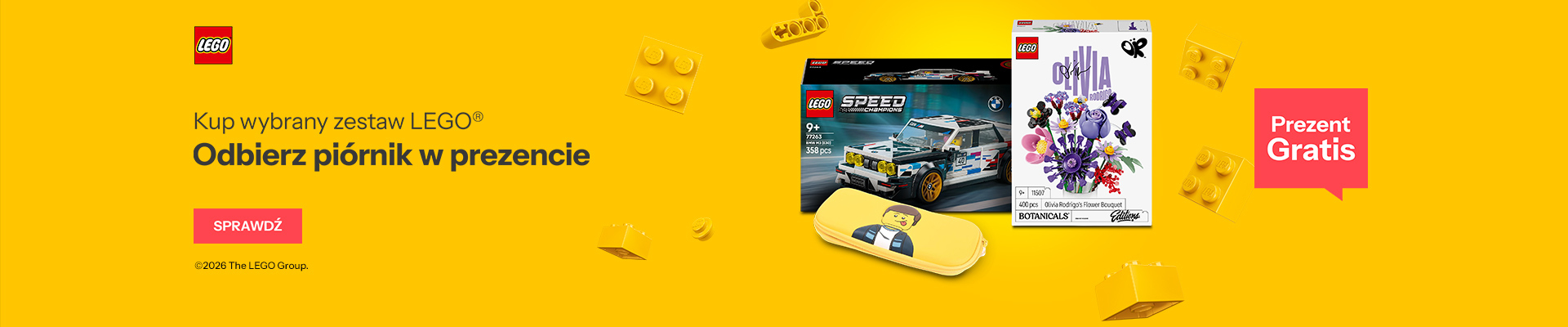 Piórnik LEGO® gratis