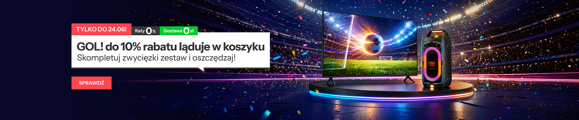 Zestawy TV taniej