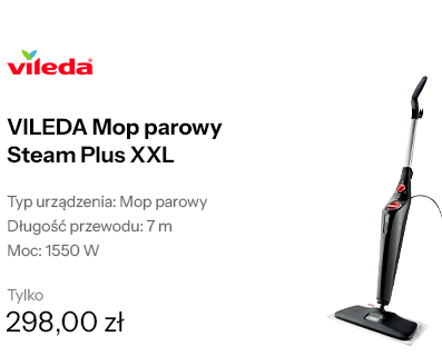 VILEDA Mop parowy Steam Plus XXL