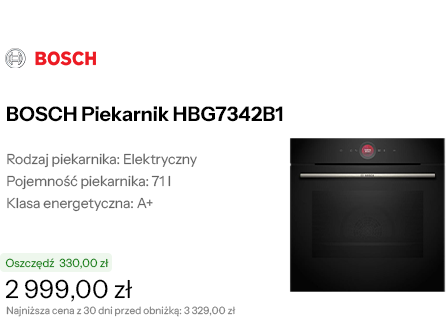 BOSCH Piekarnik HBG7342B1