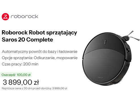 Roborock Robot sprzątający Saros 20 Complete