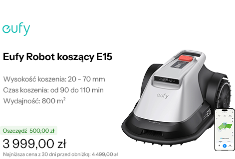 Eufy Robot koszący E15 Szary