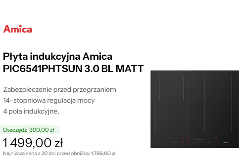 Płyta indukcyjna Amica PIC6541PHTSUN 3.0 BL MATT