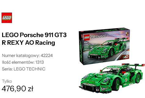 LEGO TECHNIC 42224 Samochód Porsche 