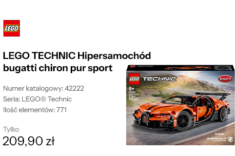 LEGO TECHNIC Hipersamochód bugatti chiron pur sport