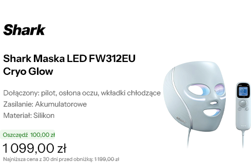 Shark Maska LED FW312EU Cryo Glow
