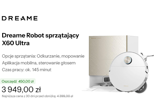 Dreame Robot sprzątający X60 Ultra