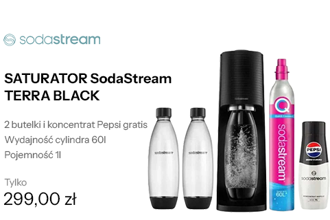 SATURATOR SodaStream TERRA BLACK