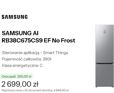 SAMSUNG AI RB38C675CS9 EF No Frost