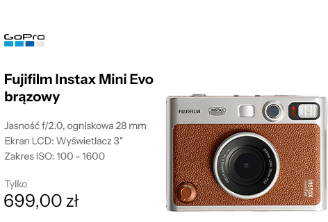 Fujifilm Instax Mini Evo brązowy
