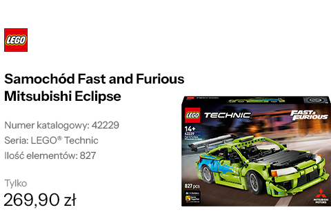 LEGO Samochód Fast and Furious Mitsubishi Eclipse