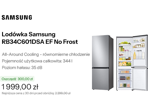 Lodówka Samsung RB34C601DSA EF No Frost