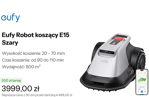 Eufy Robot koszący E15 Szary