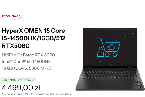 HyperX OMEN 15 Core i5-14500HX/16GB/512 RTX5060