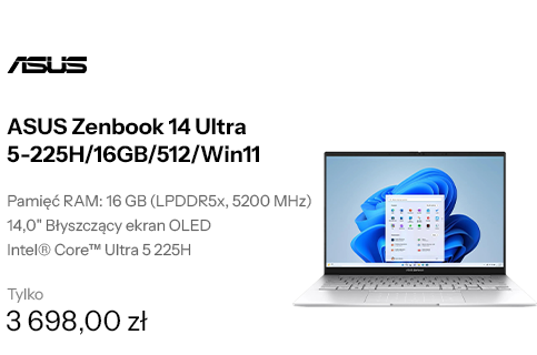 ASUS Zenbook 14 Ultra 5-225H/16GB/512/Win11