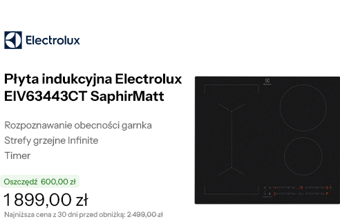 Płyta indukcyjna Electrolux EIV63443CT SaphirMatt