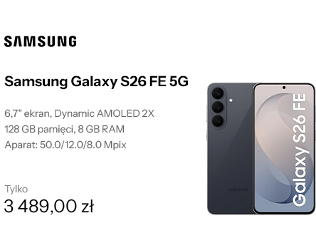 Samsung Galaxy S26 FE 5G 8/128GB Czarny