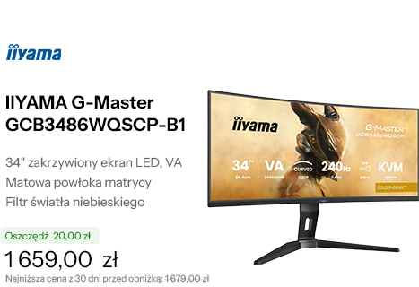 IIYAMA G-Master GCB3486WQSCP-B1 Gold Phoenix