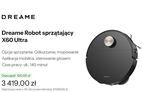 Dreame Robot sprzątający X60 Ultra