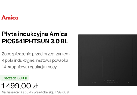 Płyta indukcyjna Amica PIC6541PHTSUN 3.0 BL MATT