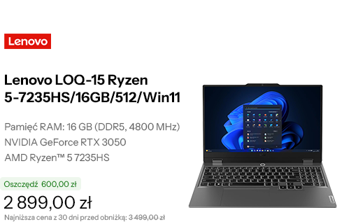 Lenovo LOQ-15 Ryzen 5-7235HS/16GB/512