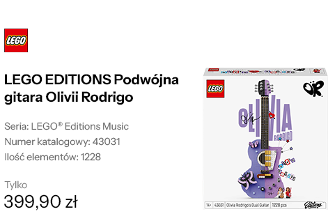 LEGO EDITIONS 43031 Podwójna gitara Olivii Rodrigo