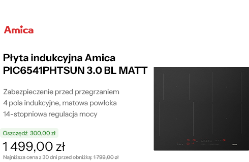 Płyta indukcyjna Amica PIC6541PHTSUN 3.0 BL MATT