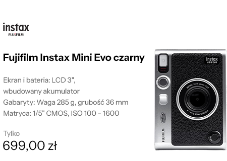 Fujifilm Instax Mini Evo czarny
