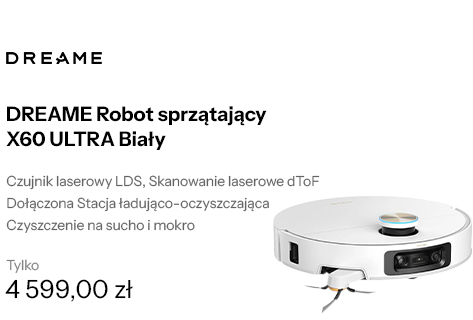 DREAME Robot sprzątający X60 ULTRA Biały
