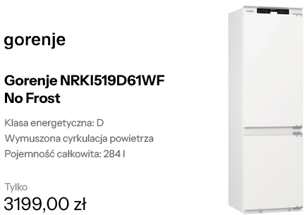 Gorenje NRKI519D61WF