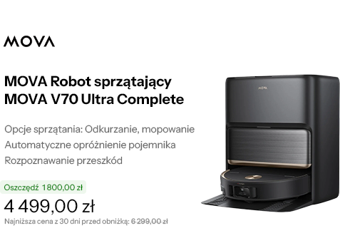 MOVA Robot sprzątający MOVA V70 Ultra Complete (czarny)