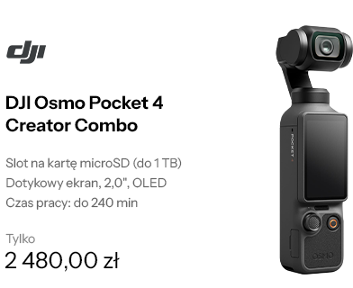 DJI Osmo Pocket 4 Creator Combo