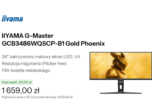 IIYAMA G-Master GCB3486WQSCP-B1 Gold Phoenix