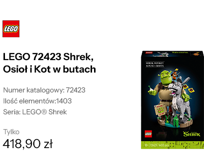 LEGO 72423 Shrek, Osioł i Kot w butach