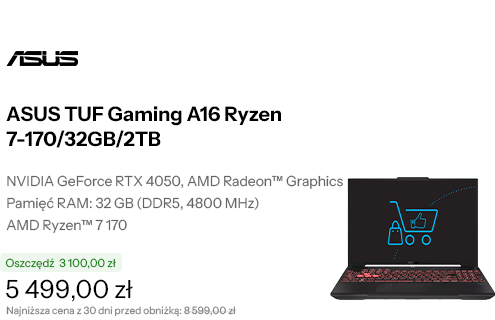ASUS TUF Gaming A16 Ryzen 7-170/32GB/2TB