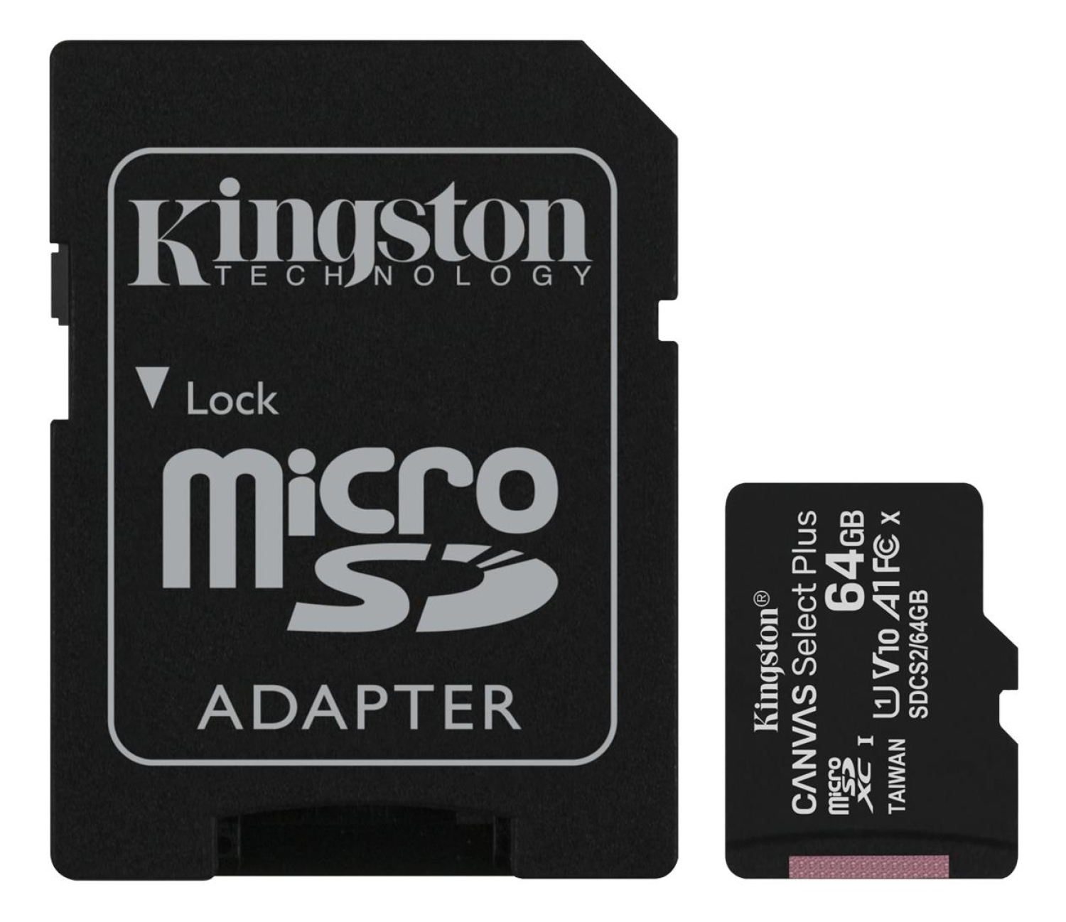 Kingston 64GB microSDXC Canvas Select Plus 100MB/s