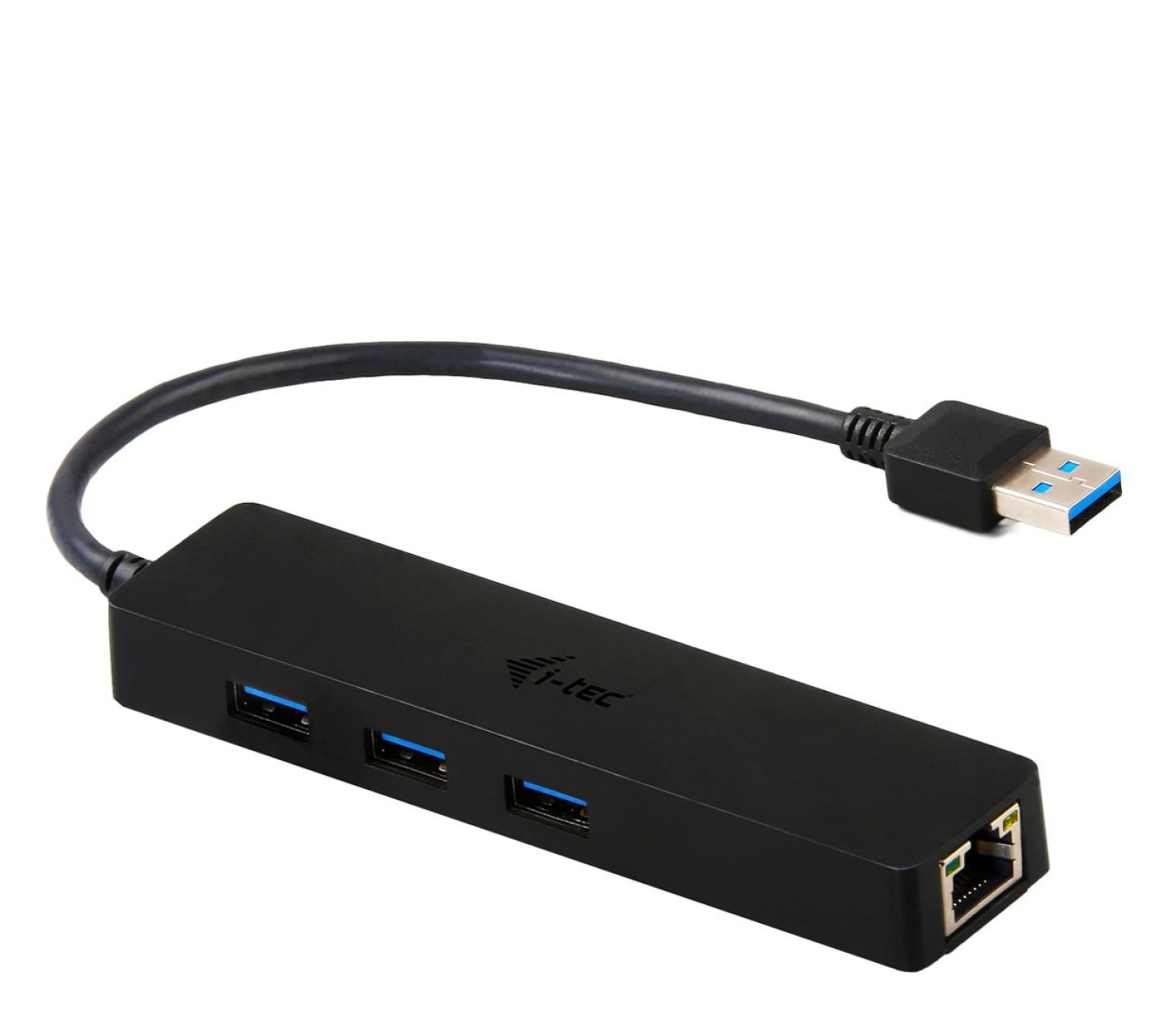 i-tec USB 3.0 Slim LAN HUB 3x USB 3.0 RJ-45 10/100/1000 Mb/s