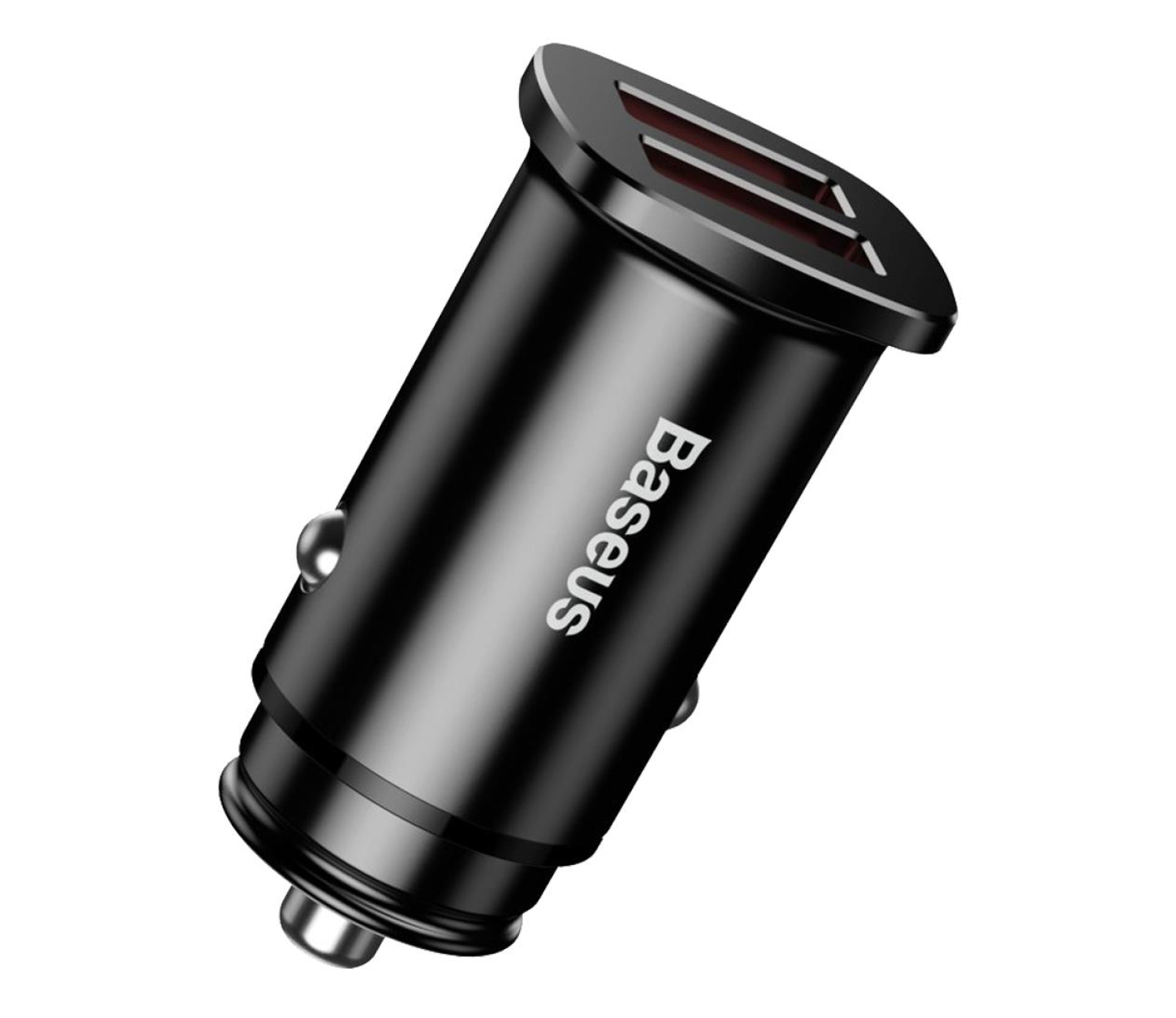 Baseus Ładowarka samochodowa 2x USB, QC 3.0 (czarny)