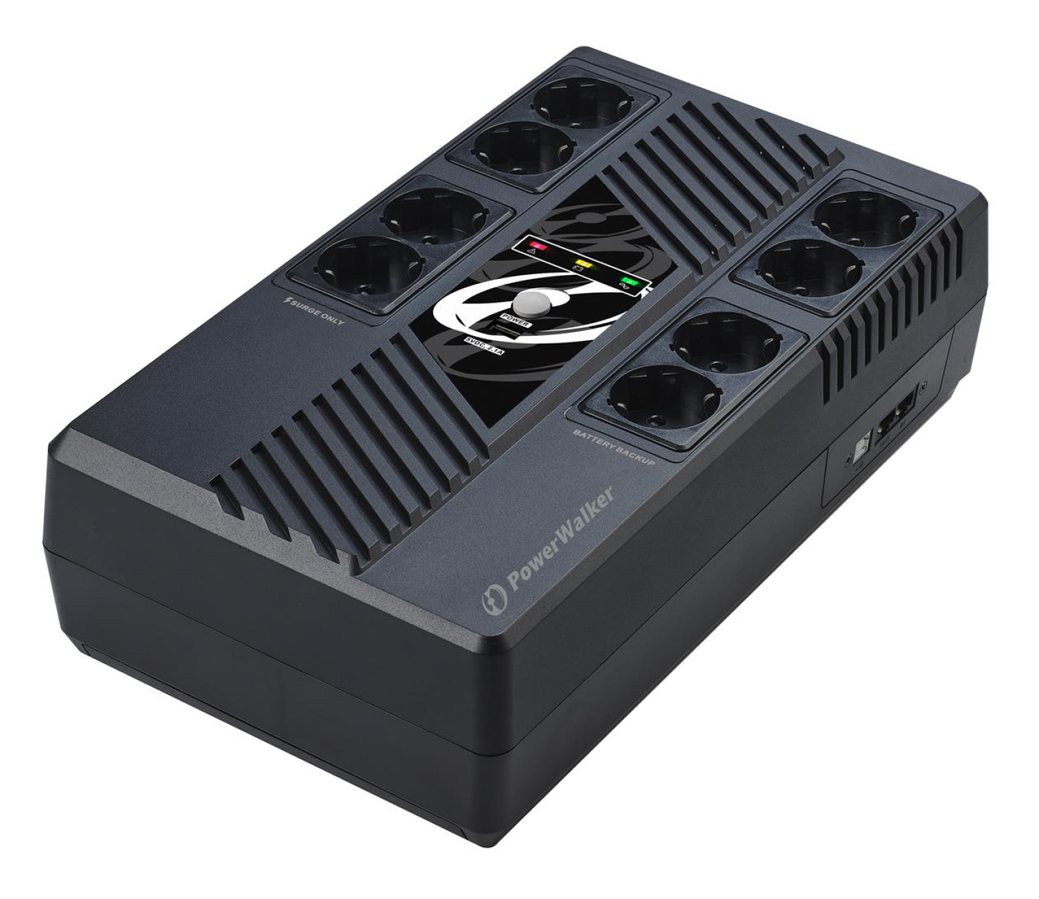 Power Walker LINE-INTERACTIVE (600VA/360W, 8x FR, USB)