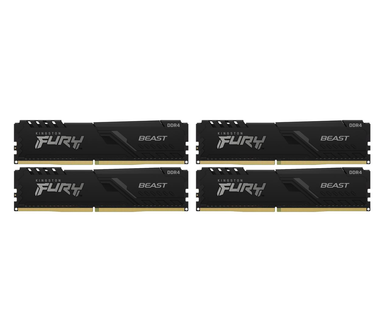 Kingston FURY 128GB (4x32GB) 3600MHz CL18 Beast Black