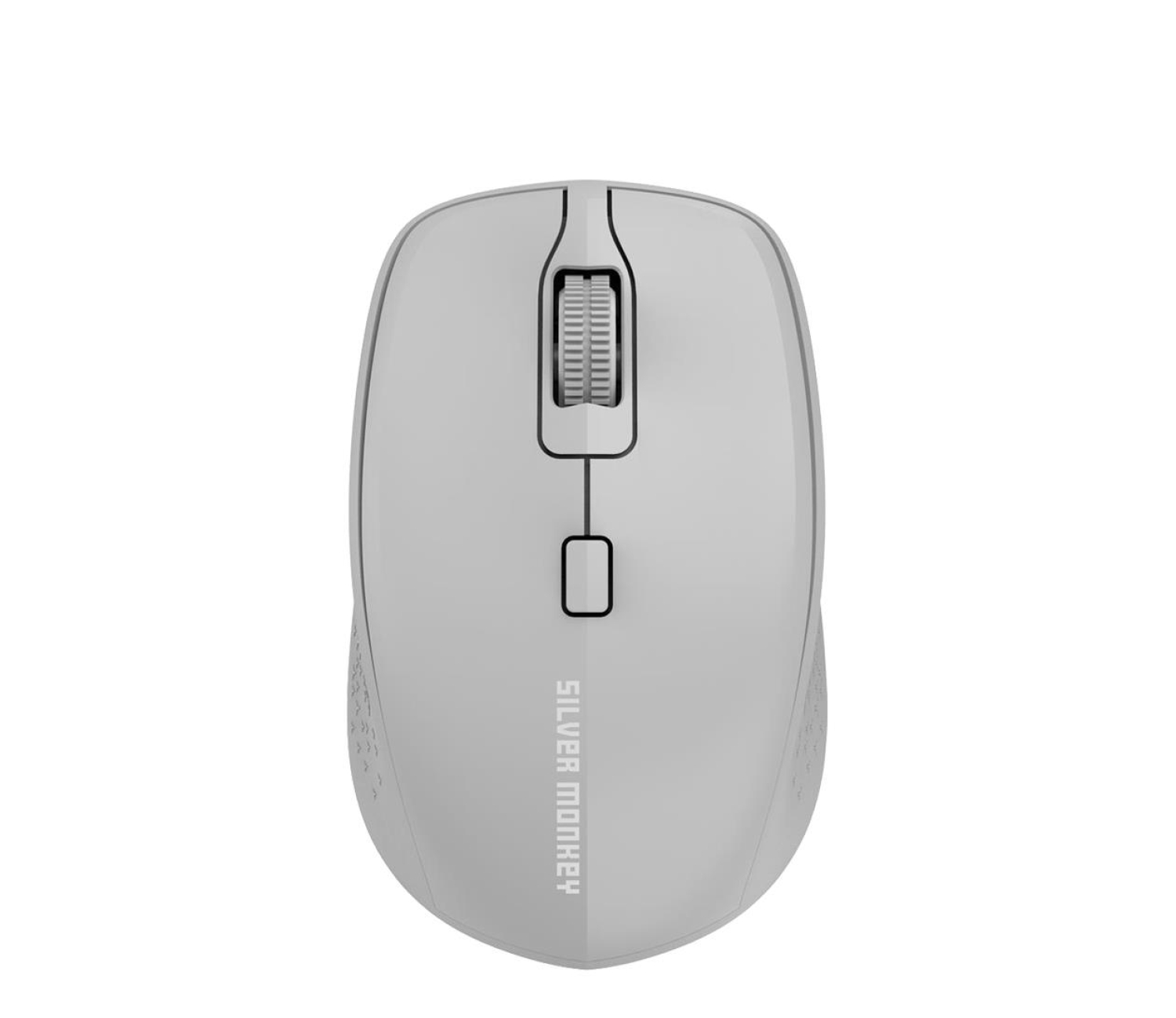 Silver Monkey M40 Wireless Comfort Mouse Gray Silent