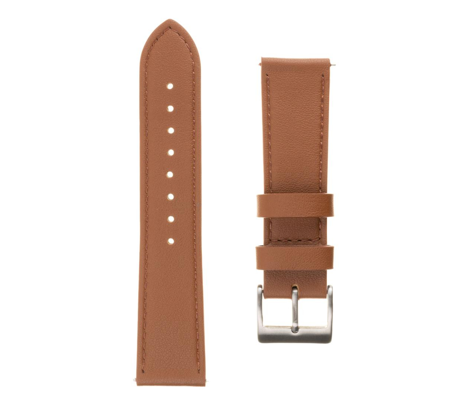 FIXED Leather Strap do Smartwatch (20mm) wide brown
