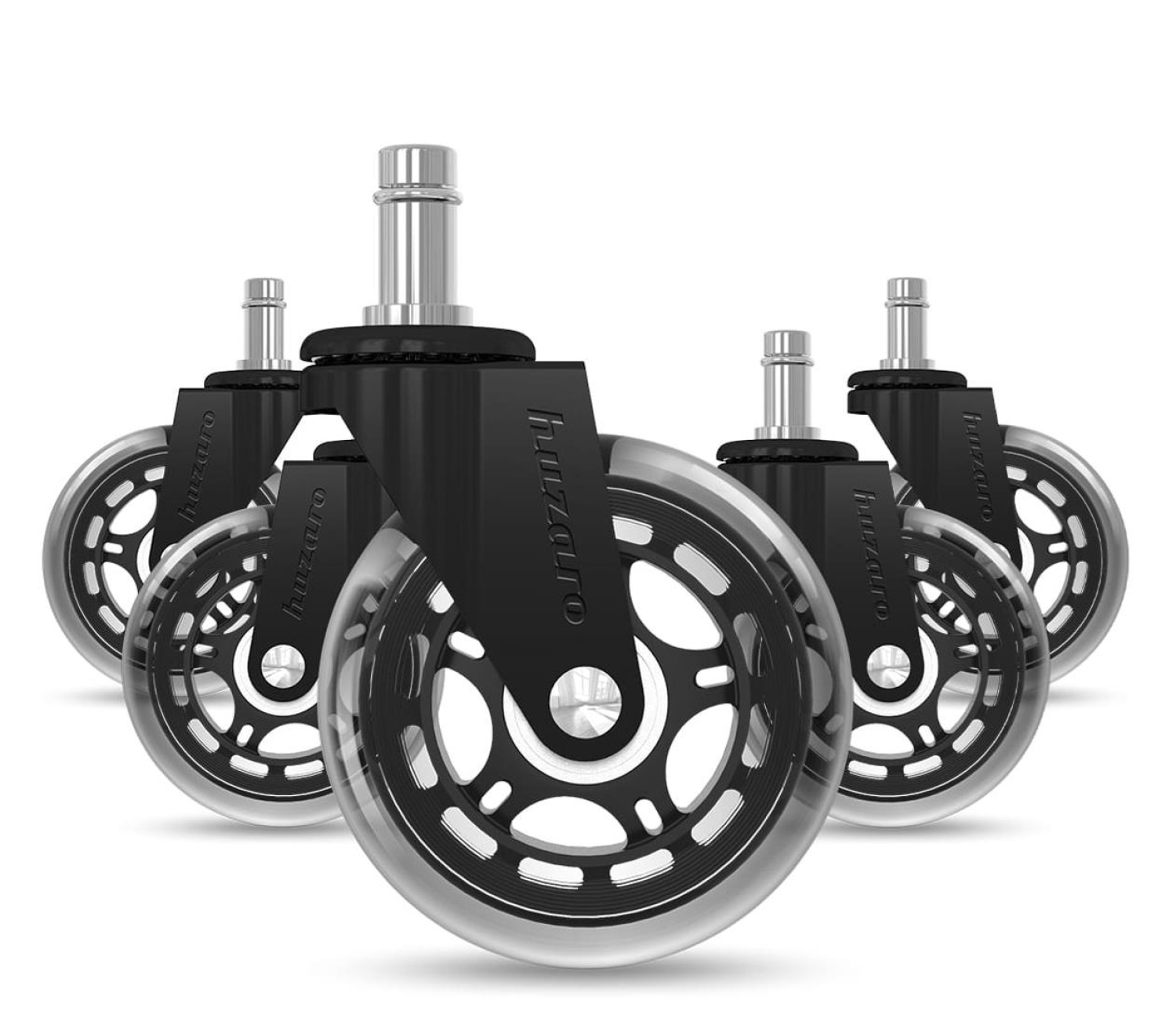 Huzaro Kółka do fotela Casters 2.0 Black
