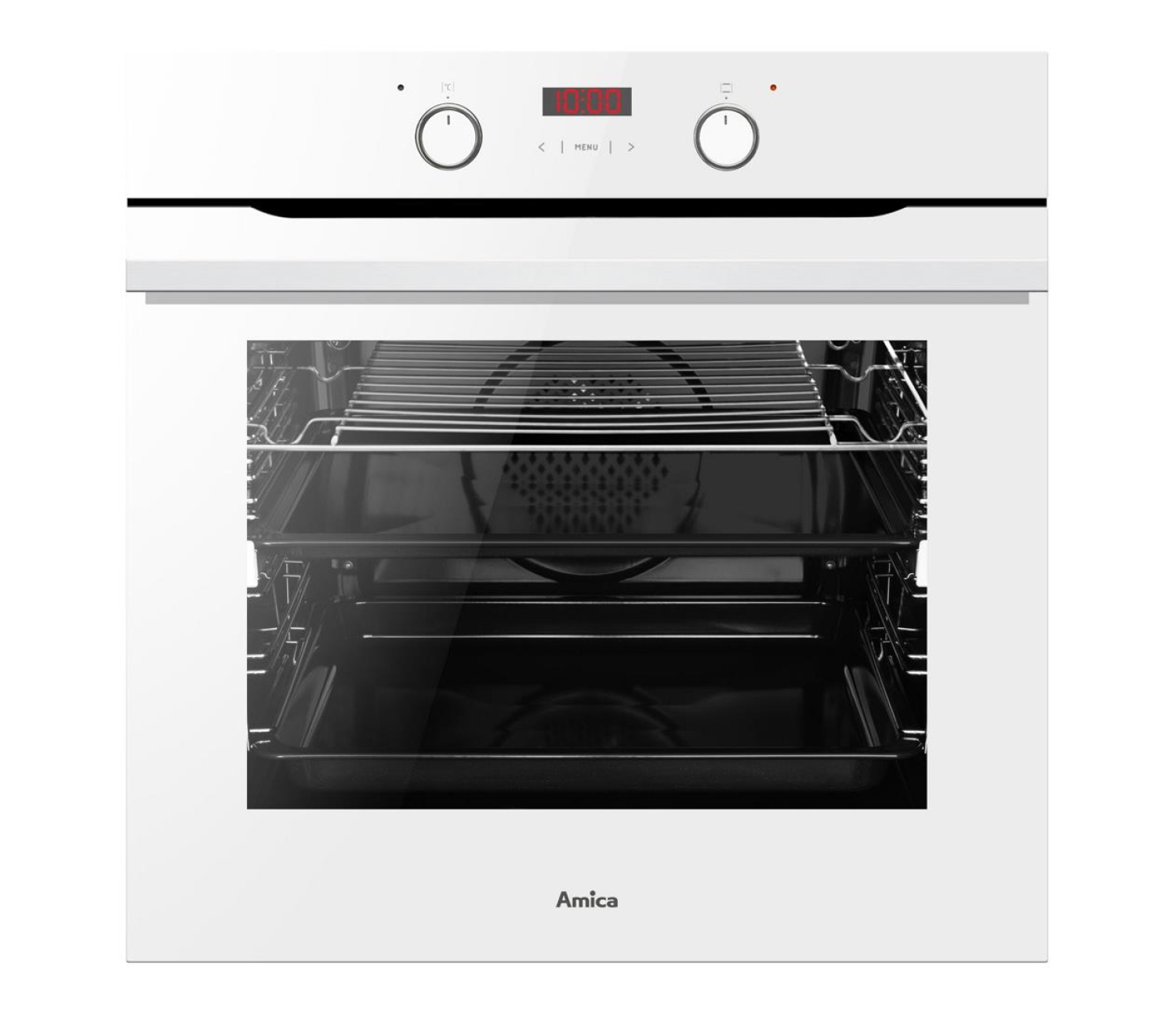 Piekarnik elektryczny Amica ED3765171W F-TYPE 77 l | BakingPro System | grill | termoobieg | biały