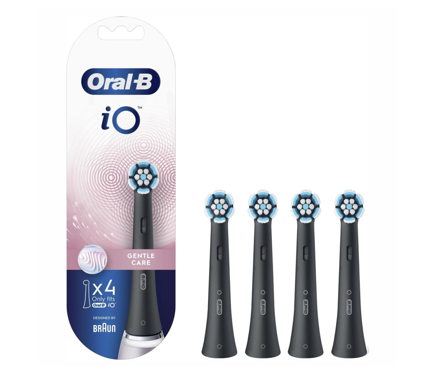 Oral-B iO Gentle Care 4 szt. Czarny