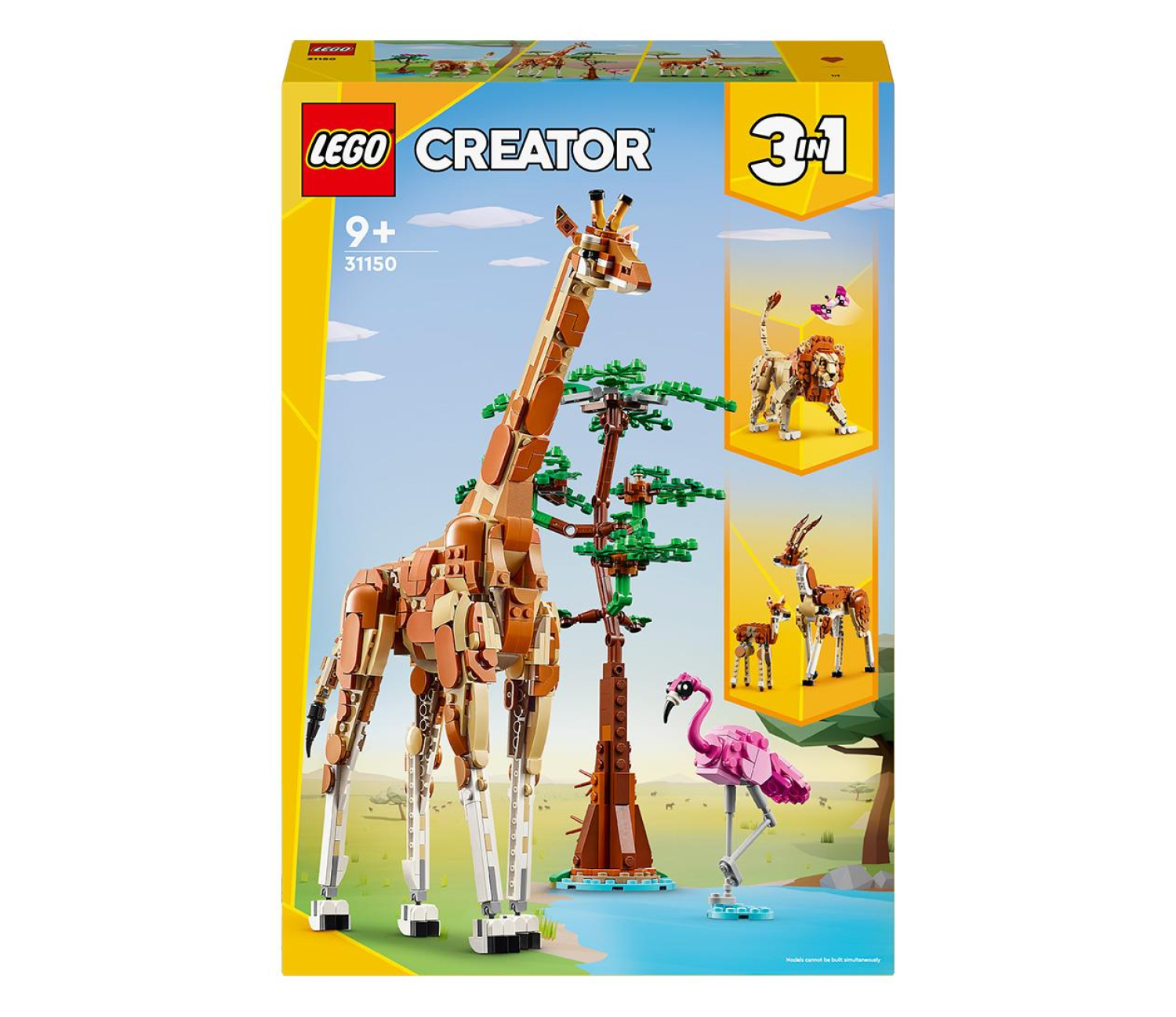 LEGO Creator 3 w 1 Dzikie zwierzęta z safari 31150